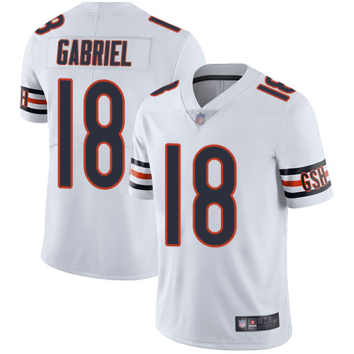 Chicago Bears Limited White Men Taylor Gabriel Road Jersey NFL Football 18 Vapor Untouchable